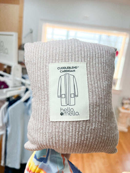 Hello Mello Cuddleblend Cardigan - Soft Pink